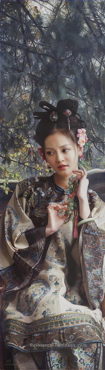 une beauté à Nanjing 2 fille chinoise Peintures à l'huile